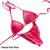 Quick Ship - Velvet Hot Pink Fit Model Suit (FM-043)