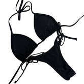 Premade Tricot Black Posing Suit (P-120)