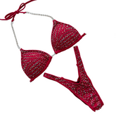 Figure Ripple - Tricot Red (F-163)