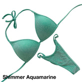 Quick Ship - Shimmer Aquamarine Fit Model Suit (FM-043)