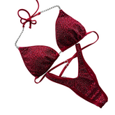 Figure Full Scatter - Velvet Dark Red (F-155)