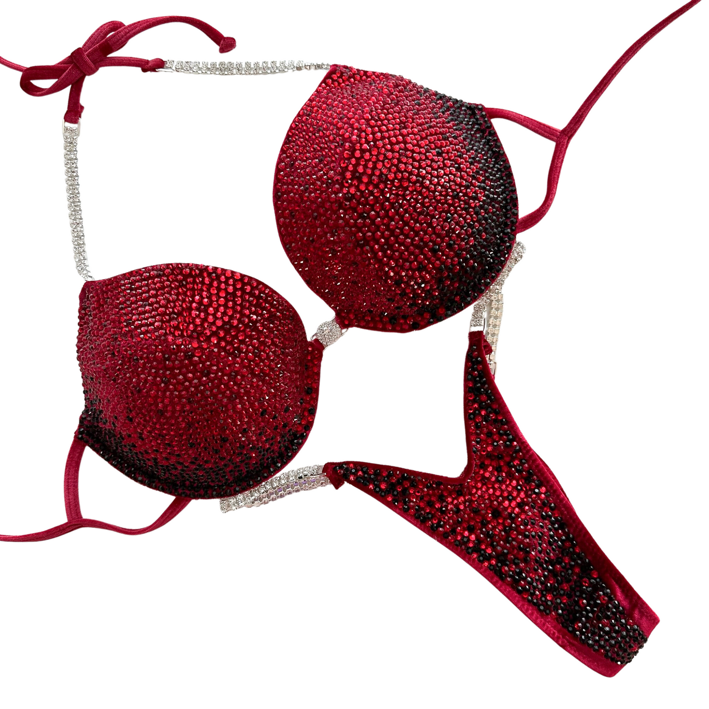 Commissioned Ombre - Velvet Dark Red (CD-005)