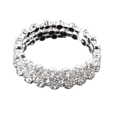 Diamond Stud Bracelet 3 Row