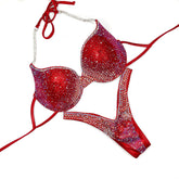 Commissioned Design - Holo Red Ombre with Trim (CD-009)