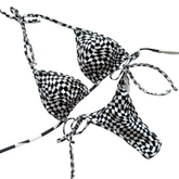 Premade B&W Checkered Posing Suit (P-081)