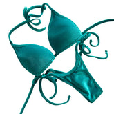 Premade Velvet Teal Posing Suit (P-111)