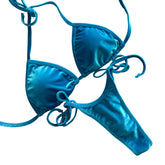 Premade Velvet Baby Blue Posing Suit (P-106)