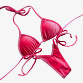 Premade Velvet Hot Pink Posing Suit (P-085)