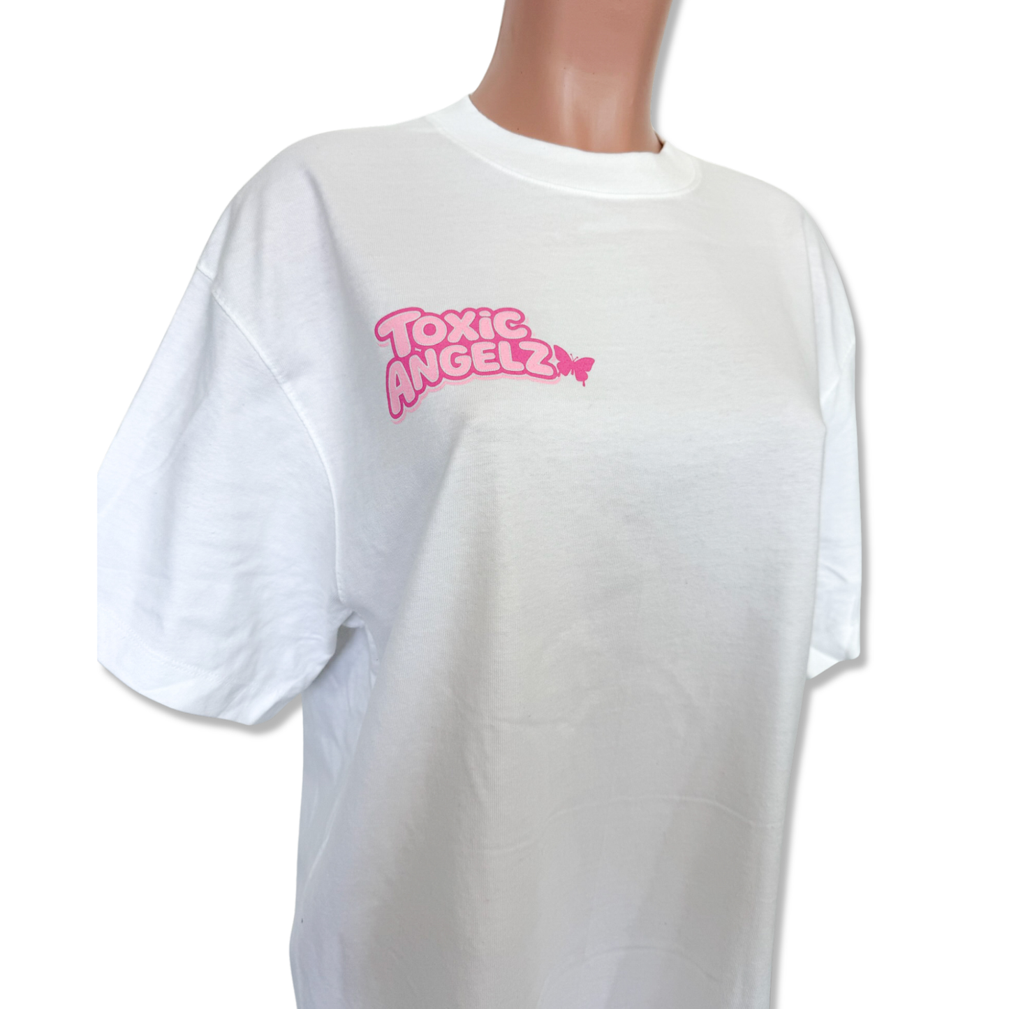 Bubble Oversized Tee (White)