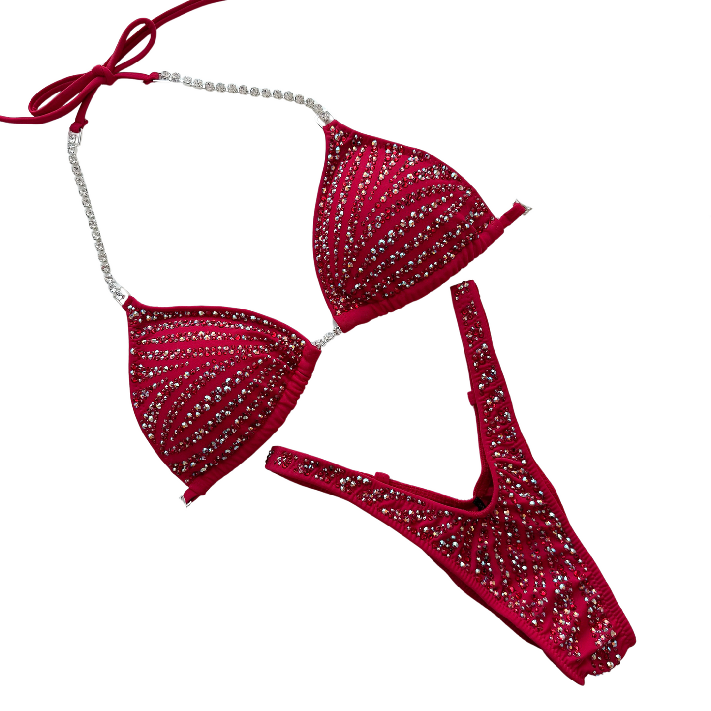 Figure Ripple - Tricot Red (F-163)