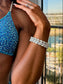 Diamond Stud Bracelet 3 Row