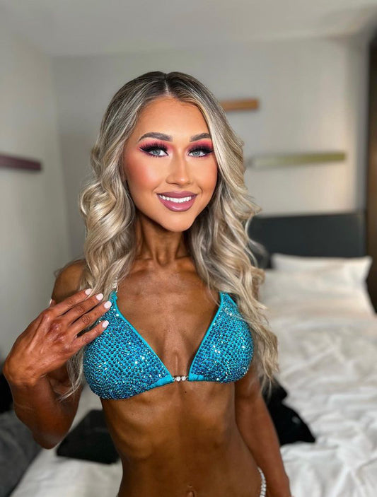 Toxic Burst - Tricot Aquamarine (TBT-033)