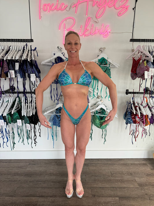 Figure Leaf - Tricot Aquamarine (F-139)