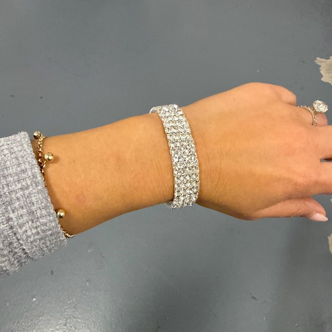 4 Row Stretch Bracelet