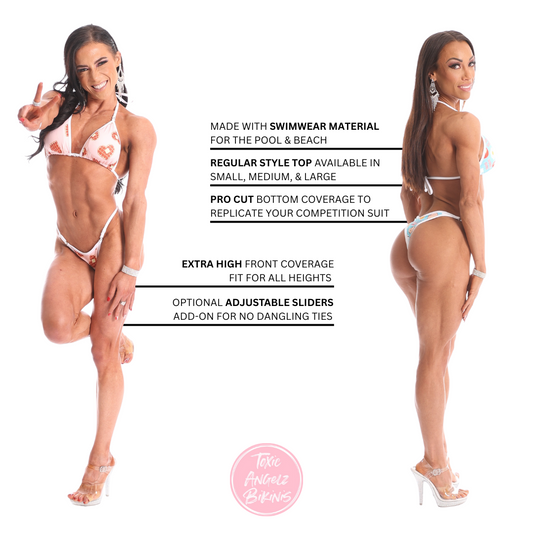 Premade Black Marble Fit Model Posing Suit (P-001)